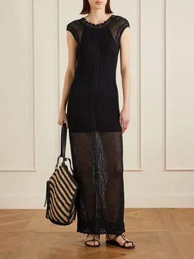 Isabel Marant Metaya Crocheted Cotton-blend Coverup | Thumbnail 2 Isabel Marant Metaya Crocheted Cotton-blend Coverup | Thumbnail 2
