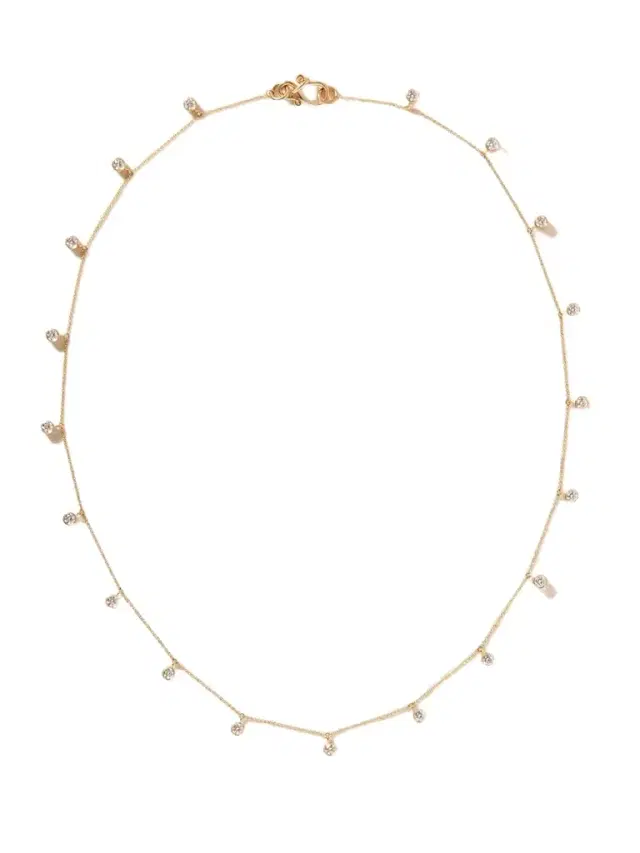 Sophie Bille Brahe Lou Of The Valley 18-karat Recycled Gold Diamond Necklace