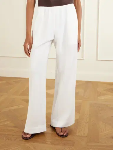 LESET Arielle Crepe Wide-leg Pants | Thumbnail 3 LESET Arielle Crepe Wide-leg Pants | Thumbnail 3