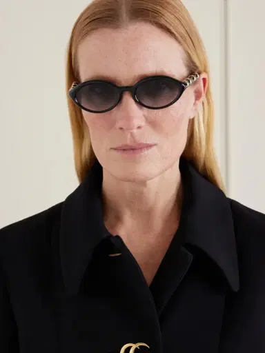 Gucci Eyewear Bamboopop Round-frame Acetate Sunglasses | Thumbnail 2