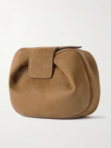 Gabriela Hearst Soft Demi Suede Clutch | Thumbnail 3