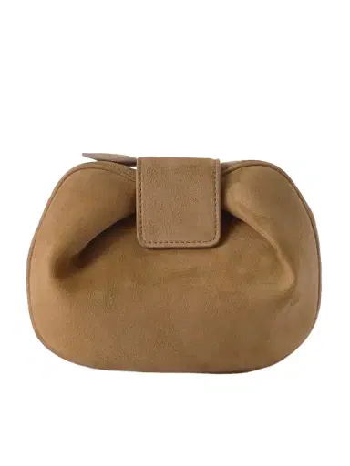 Gabriela Hearst Soft Demi Suede Clutch | Thumbnail 1