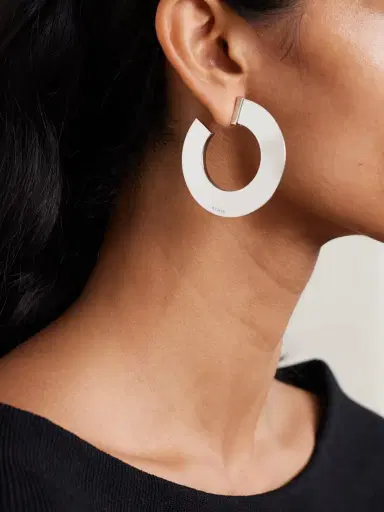 Alaïa tone Hoop Earrings | Thumbnail 2