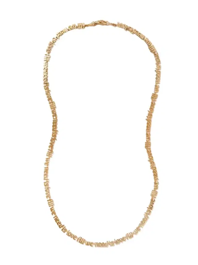 All We Need Is Love 18-karat Gold Diamond Necklace