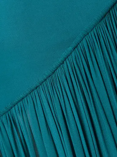 Zimmermann Luna Asymmetric Cutout Pleated Jersey Gown | Thumbnail 4 Zimmermann Luna Asymmetric Cutout Pleated Jersey Gown | Thumbnail 4