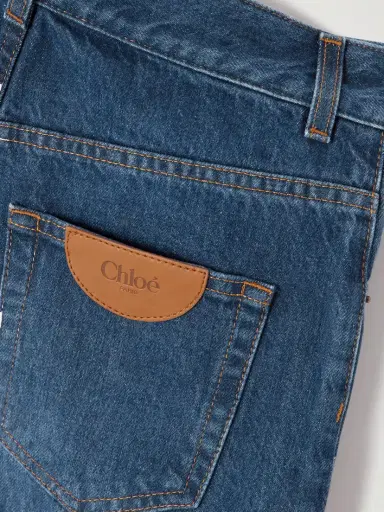 Chloé Cropped Distressed High-rise Wide-leg Jeans | Thumbnail 6