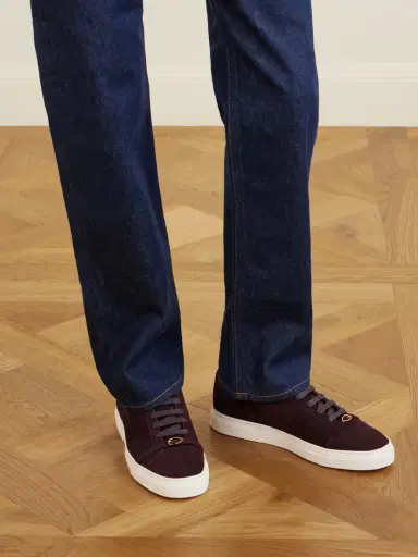 Jennifer Chamandi Embellished Suede Sneakers | Thumbnail 2 Jennifer Chamandi Embellished Suede Sneakers | Thumbnail 2