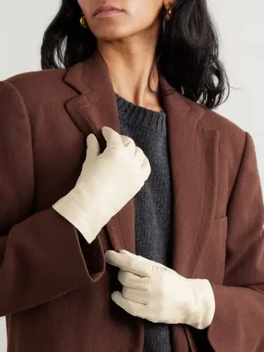 Agnelle Kate Leather Gloves | Thumbnail 2 Agnelle Kate Leather Gloves | Thumbnail 2