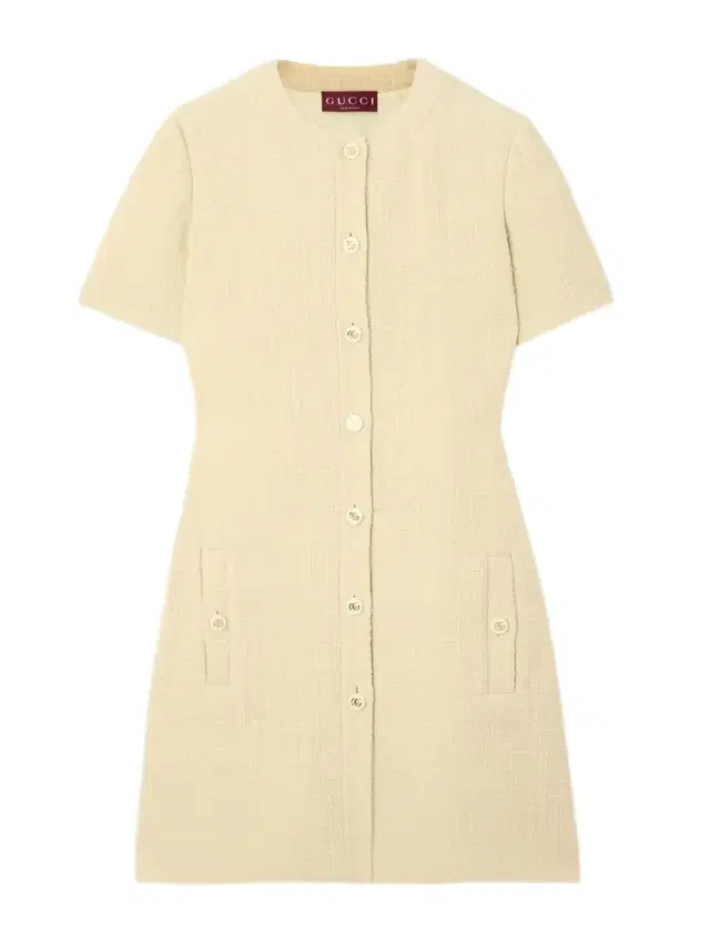Wool-blend Tweed Mini Dress