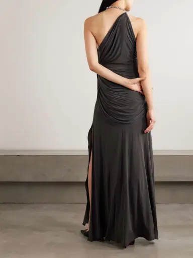Alex Perry One-shoulder Draped Stretch-jersey Gown | Thumbnail 3 Alex Perry One-shoulder Draped Stretch-jersey Gown | Thumbnail 3