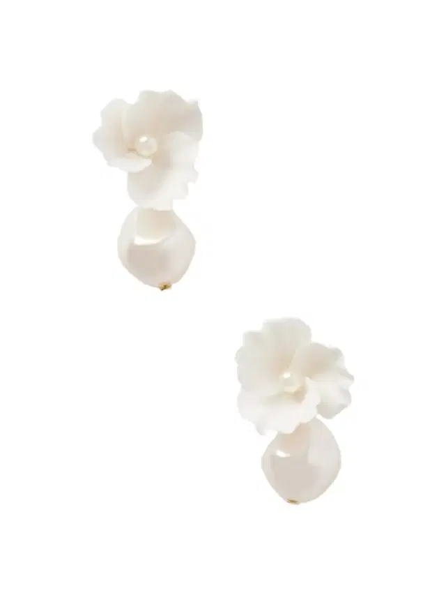 Clarabel Gold-tone Pearl Earrings