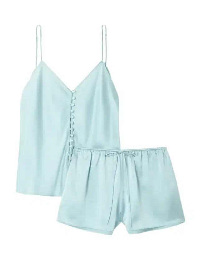 Etta Silk-satin Pajamas