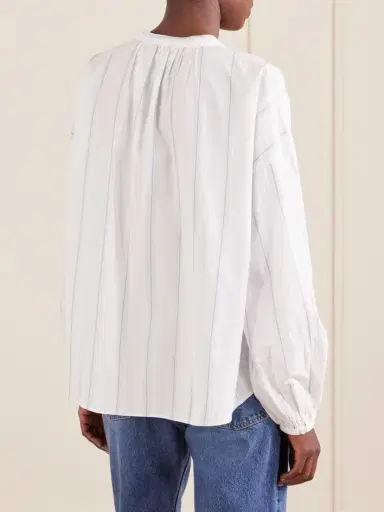 SKALL Cilla Striped Organic Cotton Shirt | Thumbnail 4 SKALL Cilla Striped Organic Cotton Shirt | Thumbnail 4