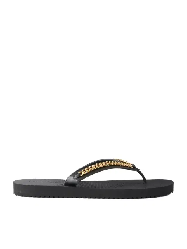 Falabella Embellished Vegetarian Brushed-leather Flip Flops