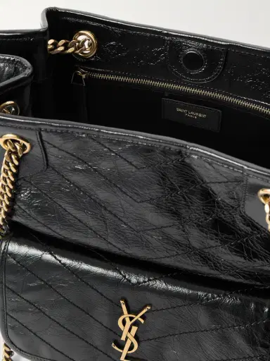 Saint Laurent Niki Small Crinkled-leather Tote | Thumbnail 6 Saint Laurent Niki Small Crinkled-leather Tote | Thumbnail 6