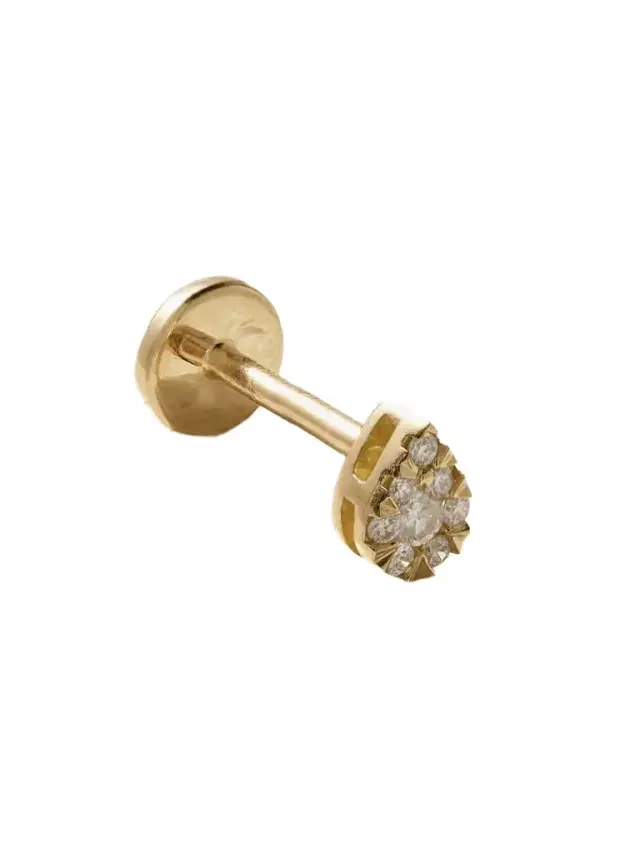 18-karat Gold Diamond Single Earring