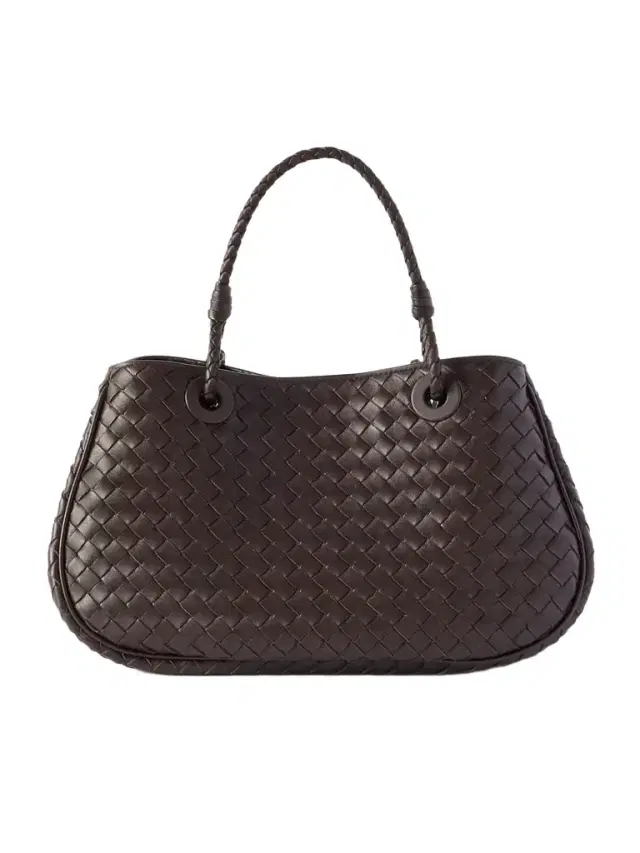 Basket Medium Intrecciato Leather Tote Basket Medium Intrecciato Leather Tote