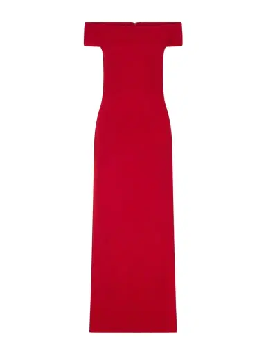 Solace London Kyra Off-the-shoulder Crepe Gown | Thumbnail 1 Solace London Kyra Off-the-shoulder Crepe Gown | Thumbnail 1