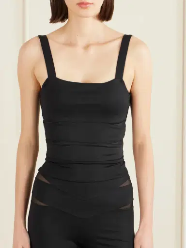 Eres Morgan Mesh-paneled Stretch-jersey Tank | Thumbnail 3 Eres Morgan Mesh-paneled Stretch-jersey Tank | Thumbnail 3