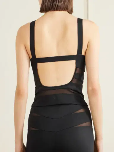Eres Morgan Mesh-paneled Stretch-jersey Tank | Thumbnail 4 Eres Morgan Mesh-paneled Stretch-jersey Tank | Thumbnail 4
