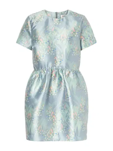 BERNADETTE Lily Of The Valley Crepe Mini Dress | Thumbnail 1 BERNADETTE Lily Of The Valley Crepe Mini Dress | Thumbnail 1