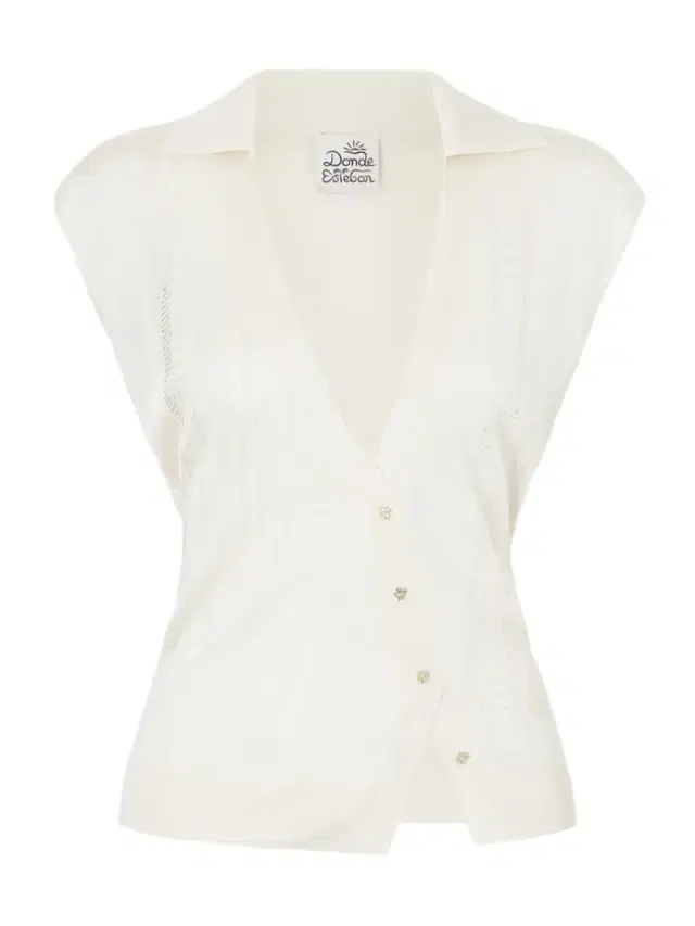 Donde Esteban Guayabera Stretch-knit Coverup