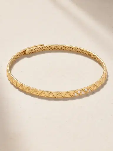 Marina B Triangoli 18-karat Gold Diamond Choker | Thumbnail 1 Marina B Triangoli 18-karat Gold Diamond Choker | Thumbnail 1