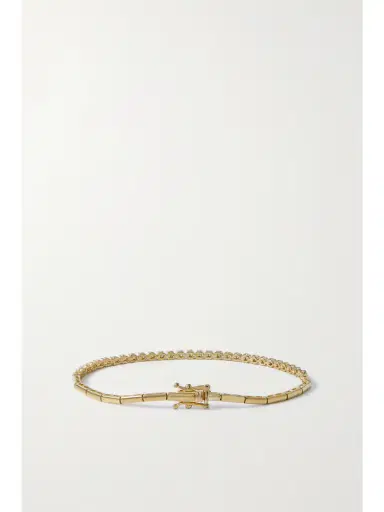 STONE AND STRAND Baseline 14-karat Gold Diamond Tennis Bracelet | Thumbnail 3 STONE AND STRAND Baseline 14-karat Gold Diamond Tennis Bracelet | Thumbnail 3
