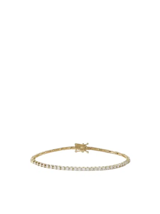 STONE AND STRAND Baseline 14-karat Gold Diamond Tennis Bracelet