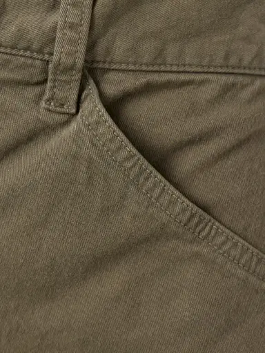 Nili Lotan Tribeca Brushed Cotton-blend Twill Barrel-leg Pants | Thumbnail 5