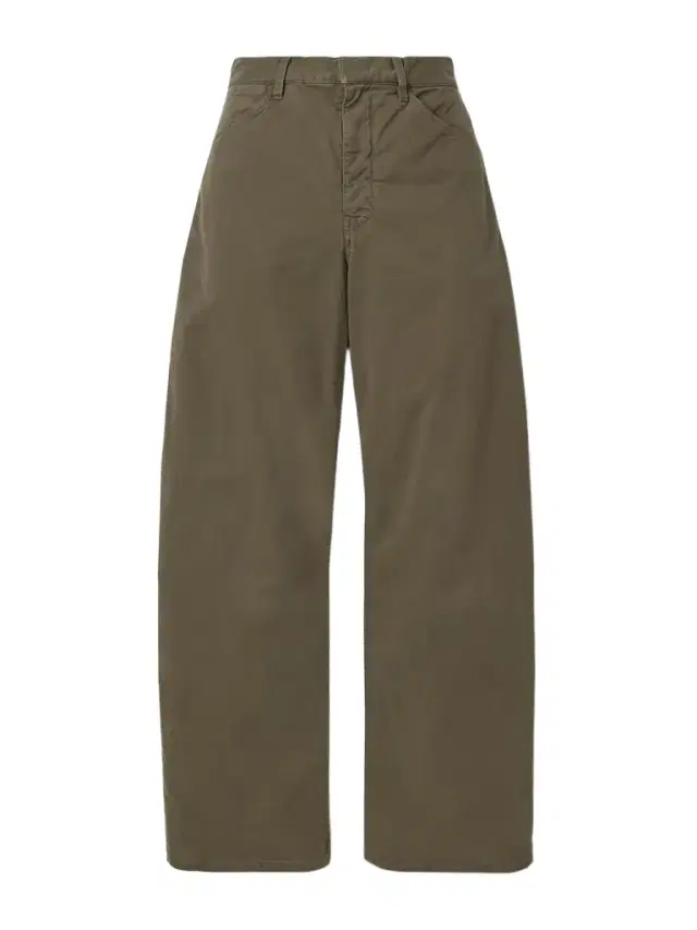Tribeca Brushed Cotton-blend Twill Barrel-leg Pants