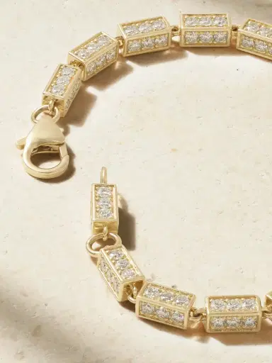 Suzanne Kalan 18-karat Gold Diamond Bracelet | Thumbnail 3
