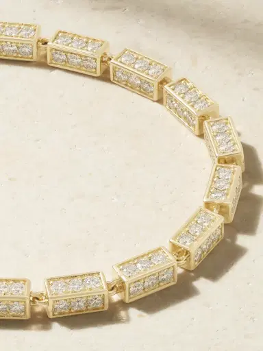 Suzanne Kalan 18-karat Gold Diamond Bracelet | Thumbnail 4