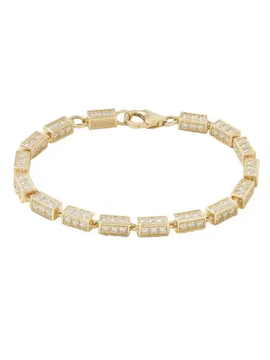 Suzanne Kalan 18-karat Gold Diamond Bracelet | Thumbnail 1
