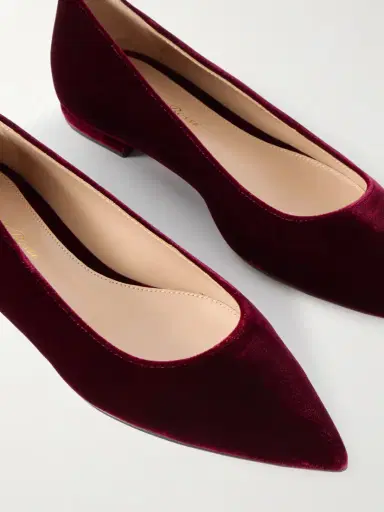 Gianvito Rossi Velvet Point-toe Flats | Thumbnail 4 Gianvito Rossi Velvet Point-toe Flats | Thumbnail 4