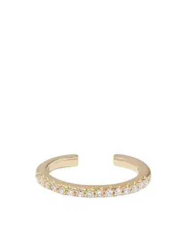 STONE AND STRAND Gold Diamond Ear Cuff | Thumbnail 1 STONE AND STRAND Gold Diamond Ear Cuff | Thumbnail 1