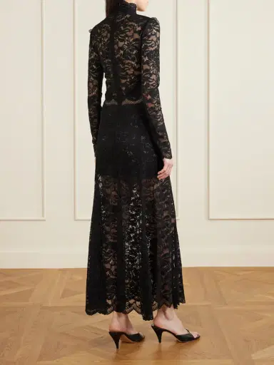 Rabanne Layered Lace Maxi Dress | Thumbnail 3 Rabanne Layered Lace Maxi Dress | Thumbnail 3