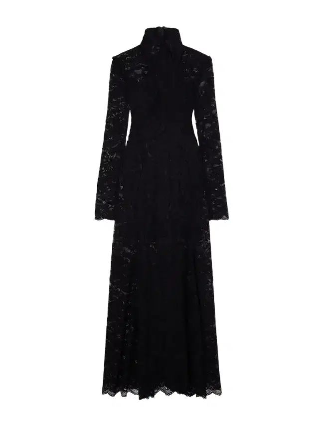 Rabanne Layered Lace Maxi Dress