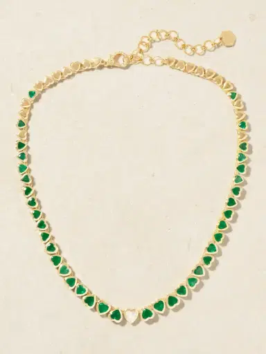 SHAY 18-karat Gold, Emerald And Diamond Necklace | Thumbnail 4 SHAY 18-karat Gold, Emerald And Diamond Necklace | Thumbnail 4