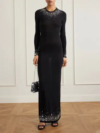 Rabanne Embellished Jersey Maxi Dress | Thumbnail 2 Rabanne Embellished Jersey Maxi Dress | Thumbnail 2
