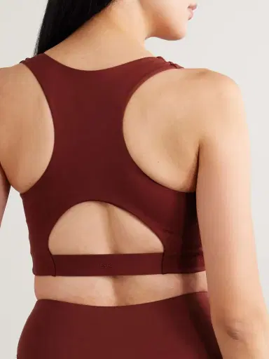 Eres Marie-josé Cutout Embroidered Stretch-jersey Sports Bra | Thumbnail 3