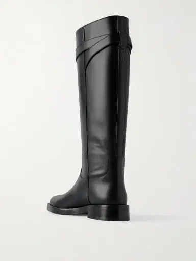 Valentino Garavani Vlogo Leather Knee Boots | Thumbnail 3