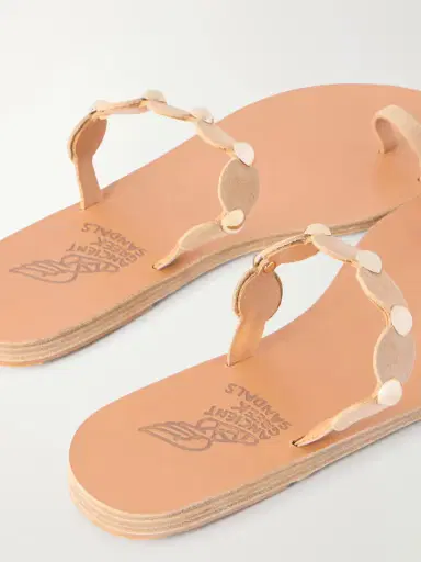 Ancient Greek Sandals Dirki Studded Metallic Leather Sandals | Thumbnail 5 Ancient Greek Sandals Dirki Studded Metallic Leather Sandals | Thumbnail 5