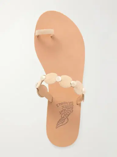 Ancient Greek Sandals Dirki Studded Metallic Leather Sandals | Thumbnail 6 Ancient Greek Sandals Dirki Studded Metallic Leather Sandals | Thumbnail 6