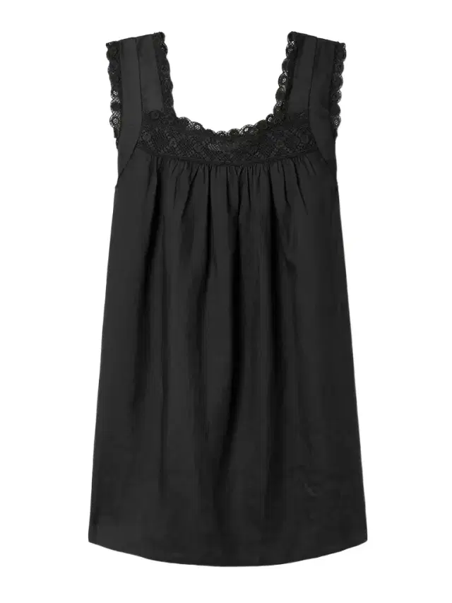 DÔEN Almadia Crochet-trimmed Ramie Mini Dress
