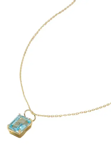 Mateo 14-karat Gold Topaz Necklace | Thumbnail 1