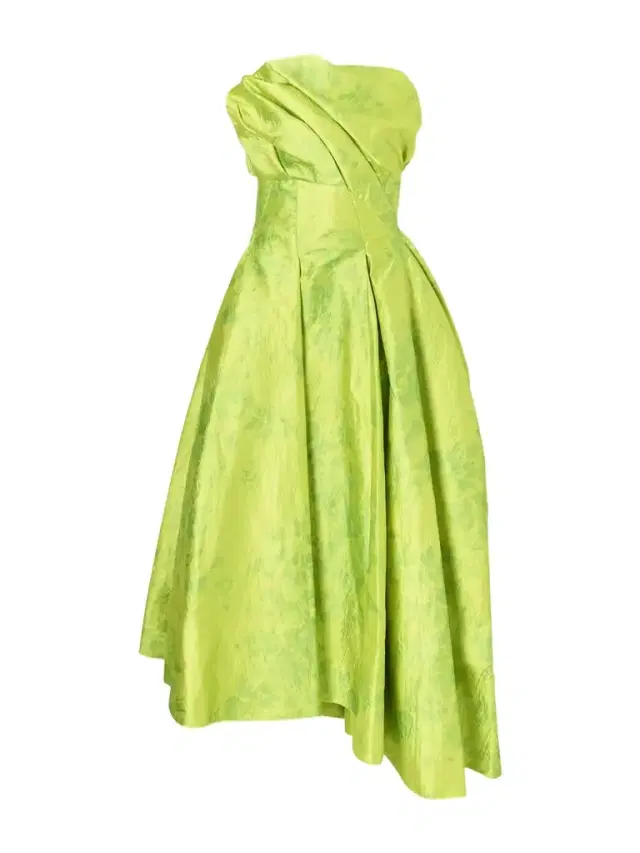 Asymmetric Frayed Pleated Floral-print Crinkled-satin Maxi Dress