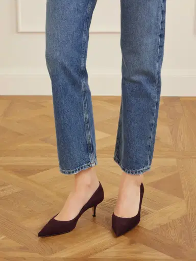 Gianvito Rossi 55 Suede Pumps | Thumbnail 2 Gianvito Rossi 55 Suede Pumps | Thumbnail 2