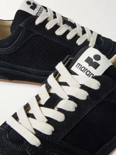 Isabel Marant Senny Perforated Suede Sneakers | Thumbnail 4 Isabel Marant Senny Perforated Suede Sneakers | Thumbnail 4