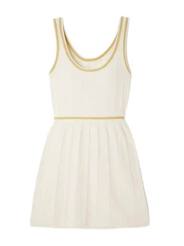 Elite Striped Ribbed Wool And Cashmere-blend Mini Dress